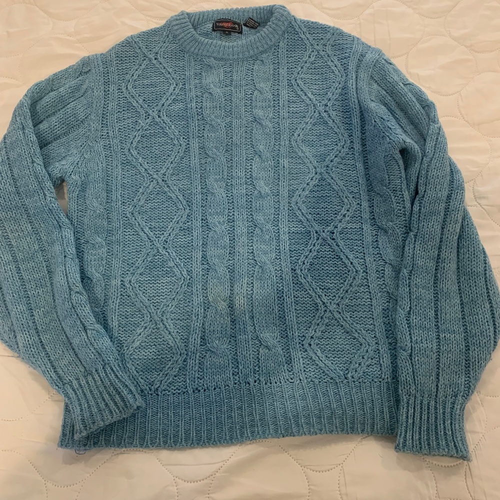 Size Medium Blue Sweater Unisex